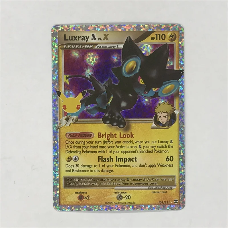 Pokemon 25Th Anniversary Tcg DIY V Max Flash Card Pikachu Charizard Trainer Battle Games Rare Collection Cards Toys Gifts | Игрушки и