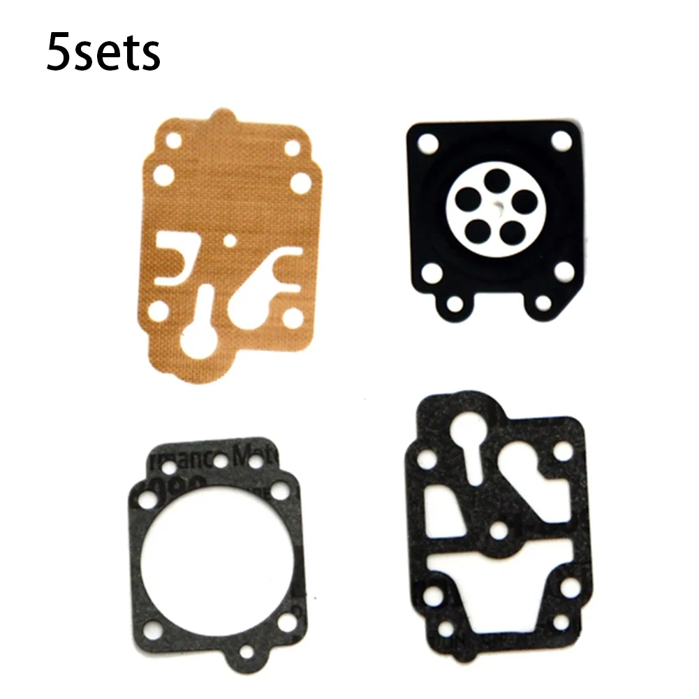 5 комплектов карбюратор для ремонта подходит 40 1E40F 1E44F кусторез 430 Cg260 Cg330 Триммер