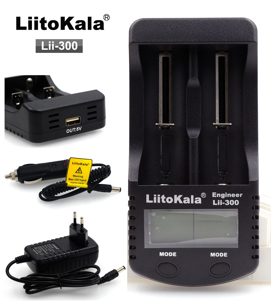 Зарядное устройство LiitoKala для аккумуляторов 18650 с ЖК дисплеем 26650 14500 10440 17500 1 2 В AA