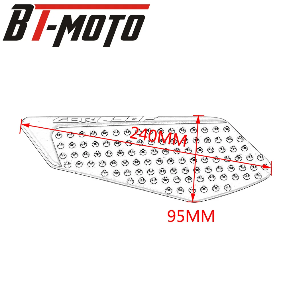 Наклейки на бак CBR650F резиновые защитные прокладки для топливного бака Honda CBR 650F 2013