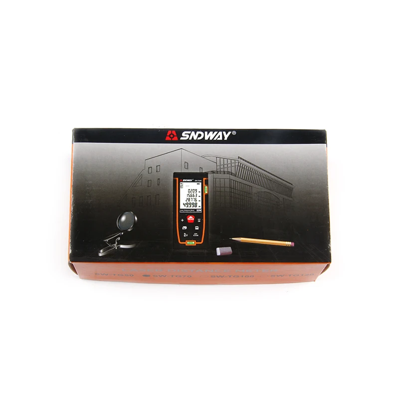 Лазерный дальномер SNDWAY измеритель расстояния с ЖК экраном цифровой лазерный