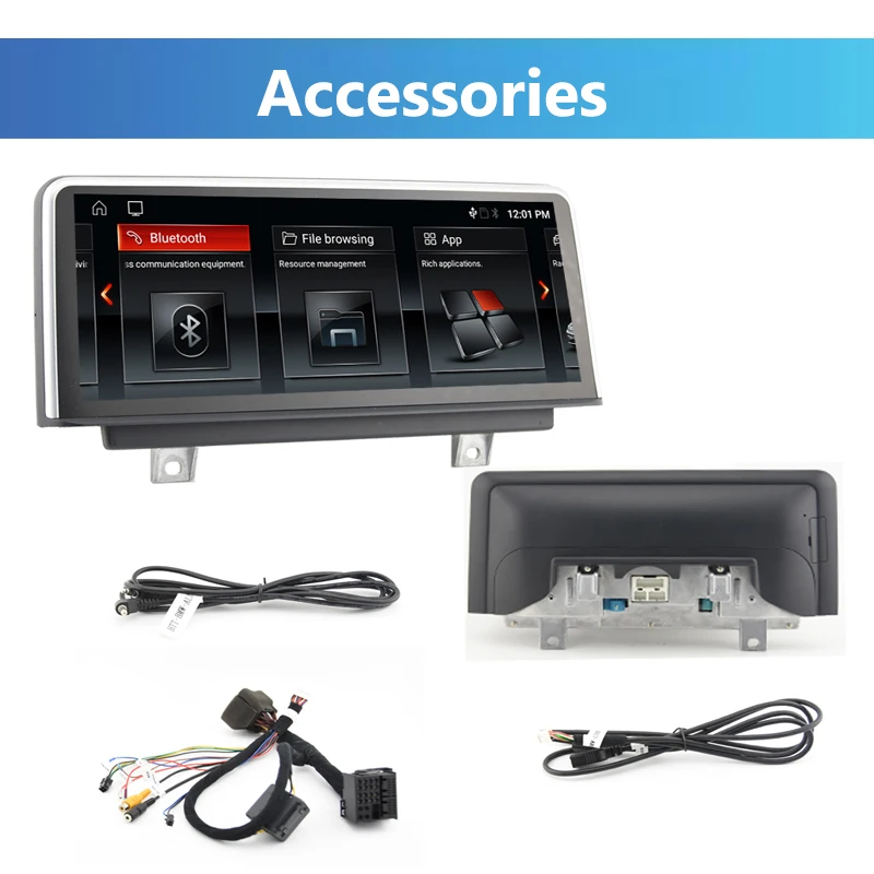 저렴한 Bonroad Qualcomm 1920*720P 2DIN 안드로이드 10 무선 CarPlay BMW Series3 4 F30 F31 F32 F33 F34 F36 헤드 유닛 GPS 네비게이션