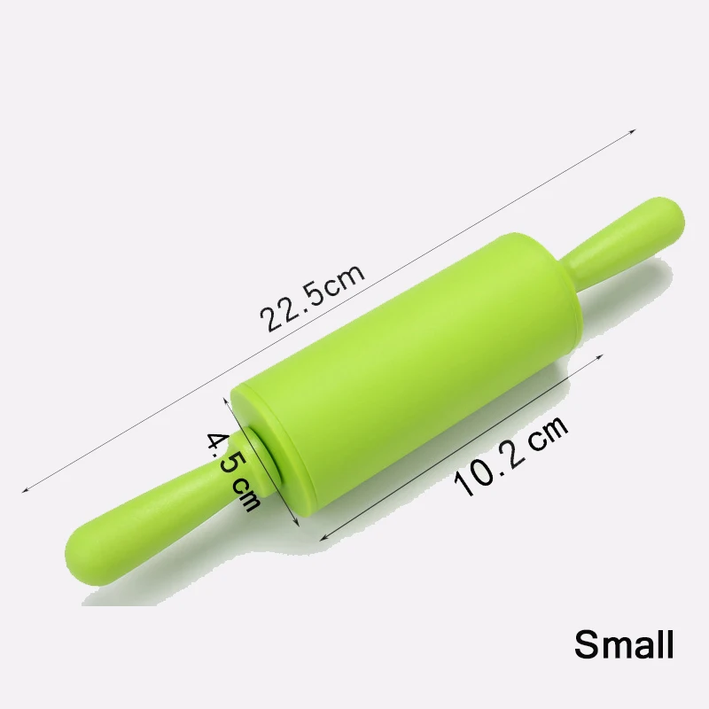 

3 Sizes Non-stick Silicone Rolling Pin Fondant DIY Kitchen Dumpling Roller Cake Noodles Bakeware Tools Keuken Knoedel Roll