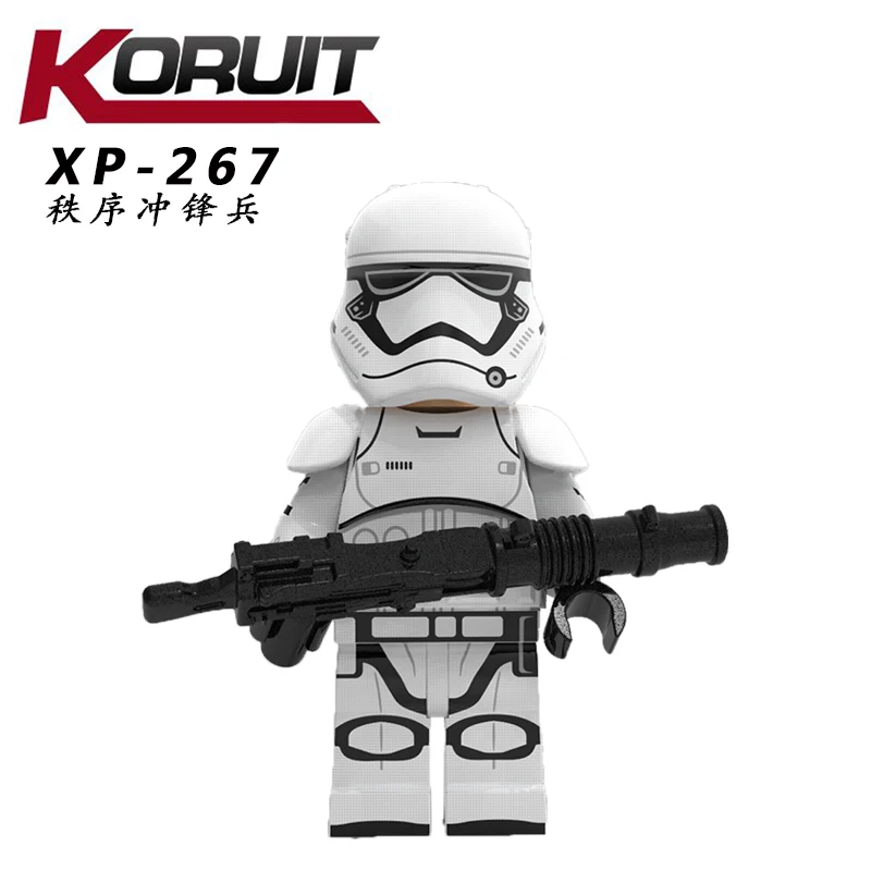 XP267 Новые Звездные войны, фигурки, имперские удары, клонированные штурмовики, легоинглин, блоки, кирпичи, модель, детские игрушки, детский подарок Kt1034 - Цвет: XP267