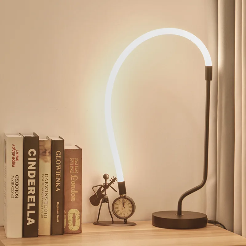 

LED 360Degrees Desk Lamp Led Eye Protection Dimmable Reading Light Student Study Night Light Touch Switch Folding Table Lamp