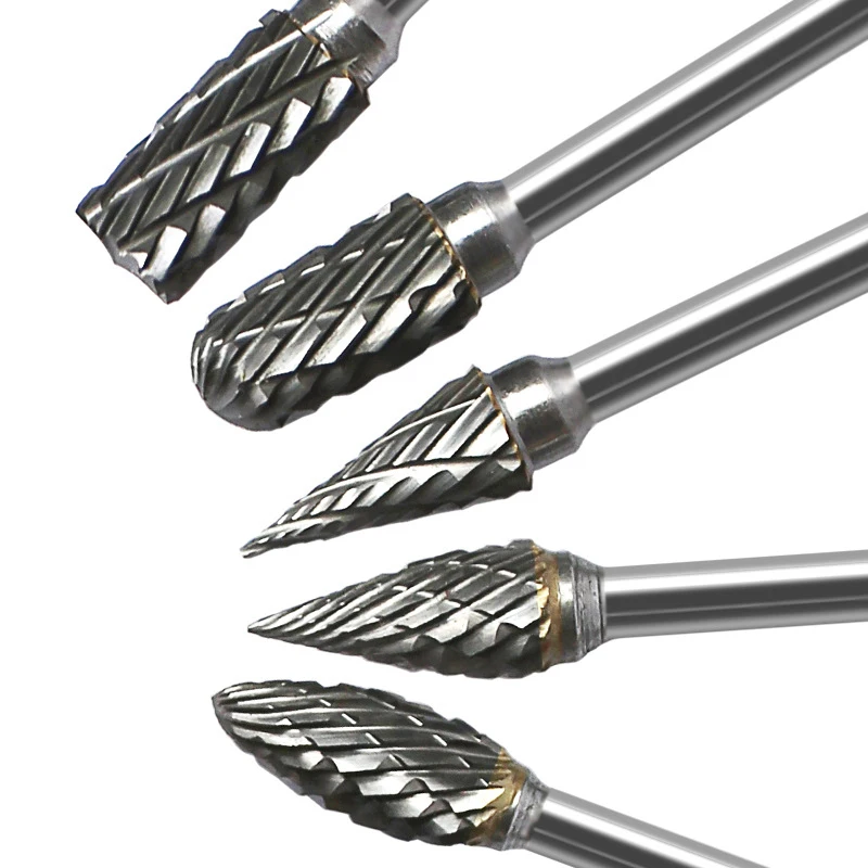 

10* Tungsten Carbide Drill Bit Rotary Cutter Files CNC Engraving Tool Supplies