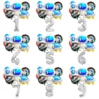 6 шт., воздушные шары на тему космоса, астронавта, ракеты, галактики