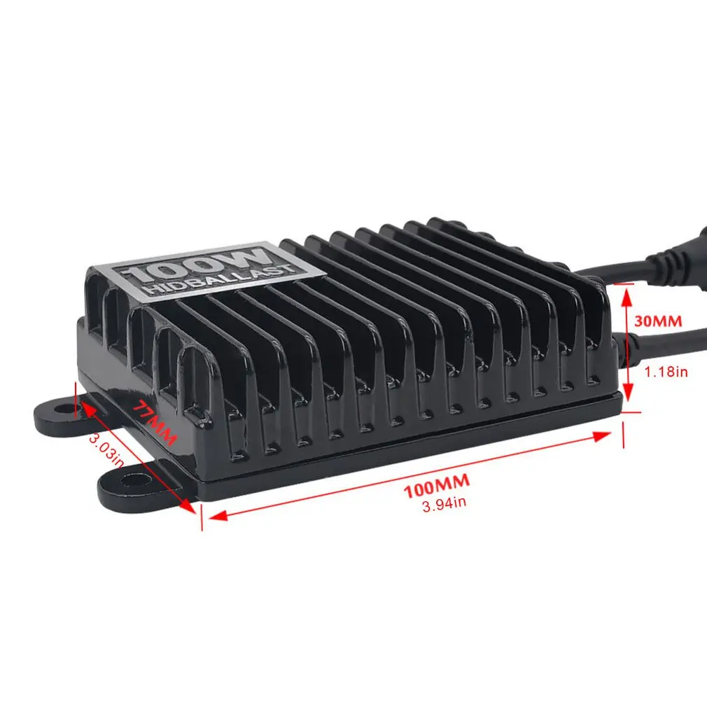 

Automotive Hid Ac High Power Ballast 12V 100W Headlight Kit For H1 H3 H4 H7 H10 H11 9005 9006 9007 1 Piece