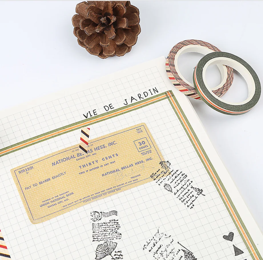 5 мм * 7 м винтажный фото конверт для альбома настенный декоративный клей