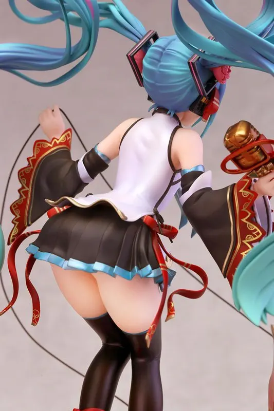 Аниме модель Hatsune Miku фигурки Куклы Вокальный концерт Чонсам Ver. Украшения из ПВХ