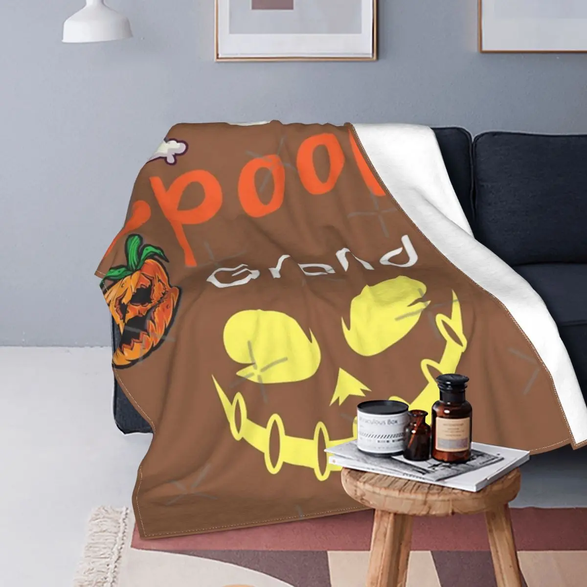 

One Spooky Grand pa-Connection 1 manta, colcha para cama, alfombra a cuadros, toalla de playa, manta double, manta para cama