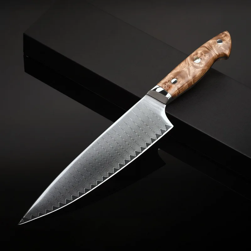 Кухонные ножи 67 слоев vg10 нож шеф повара из дамасской стали овощной Мясник Gyuto