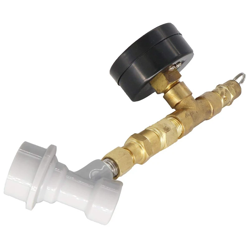 Homebrew регулируемый клапан давления W/Манометр с резьбой газовый шаровой замок Kegging