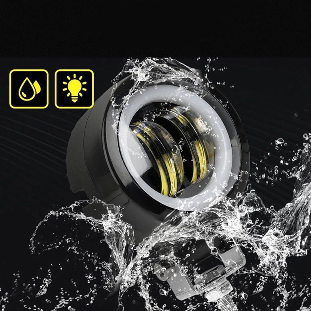 Головной светильник универсальный 2 шт. 20 Вт круглый светодиодный рабочий с