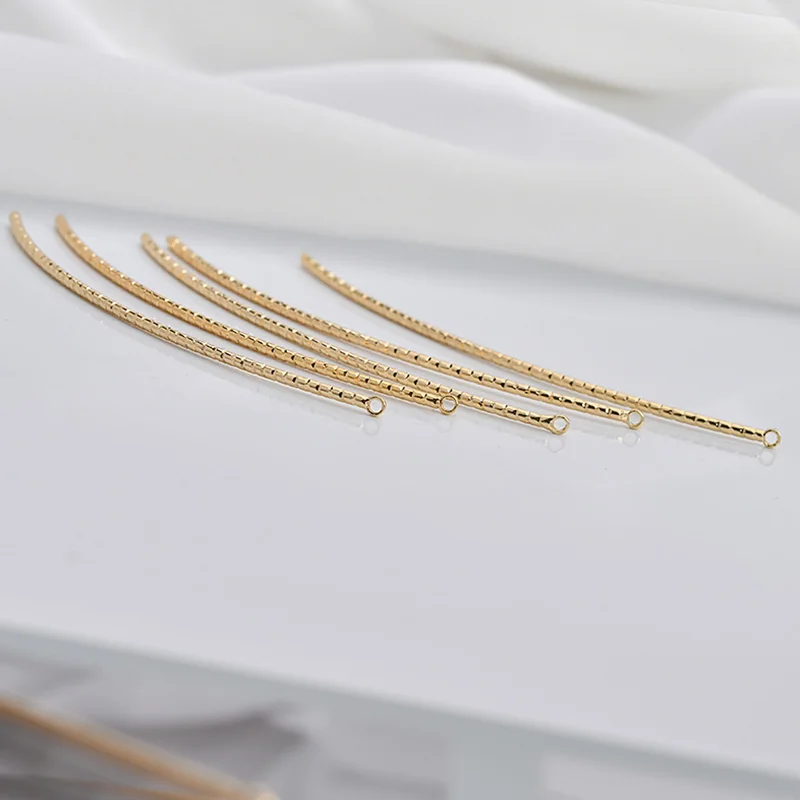 18K позолоченный одиночный подвесной кулон u образный гнущийся &quotпояс&quot Сделай