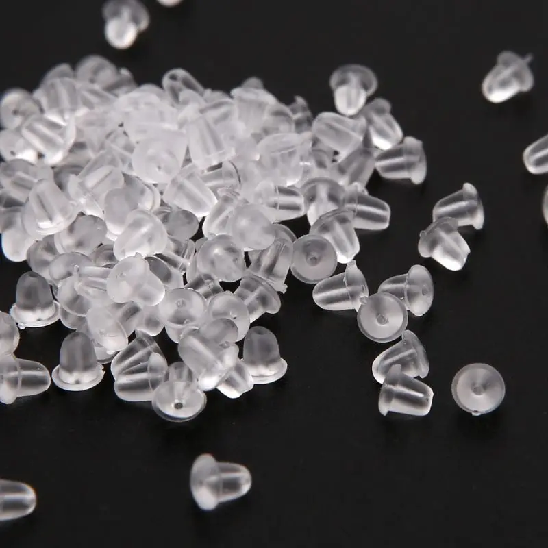 200 шт. задняя мягкая прозрачная панель для ушей | Украшения и аксессуары