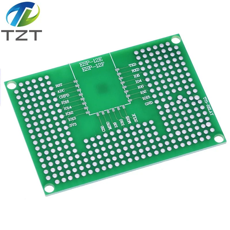 Двухсторонняя Прототипная печатная плата 5x7 см макетная для реле Arduino ESP8266 Wi-Fi Φ