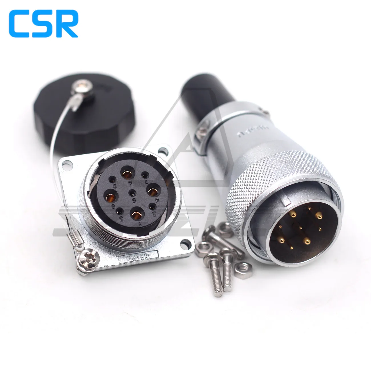 

WEIPU WS28 Series Waterproof Connector 9pin （25A 4p+5p 5A）Plug And Socket, Instrument Equipment Power Cable Connector IP67