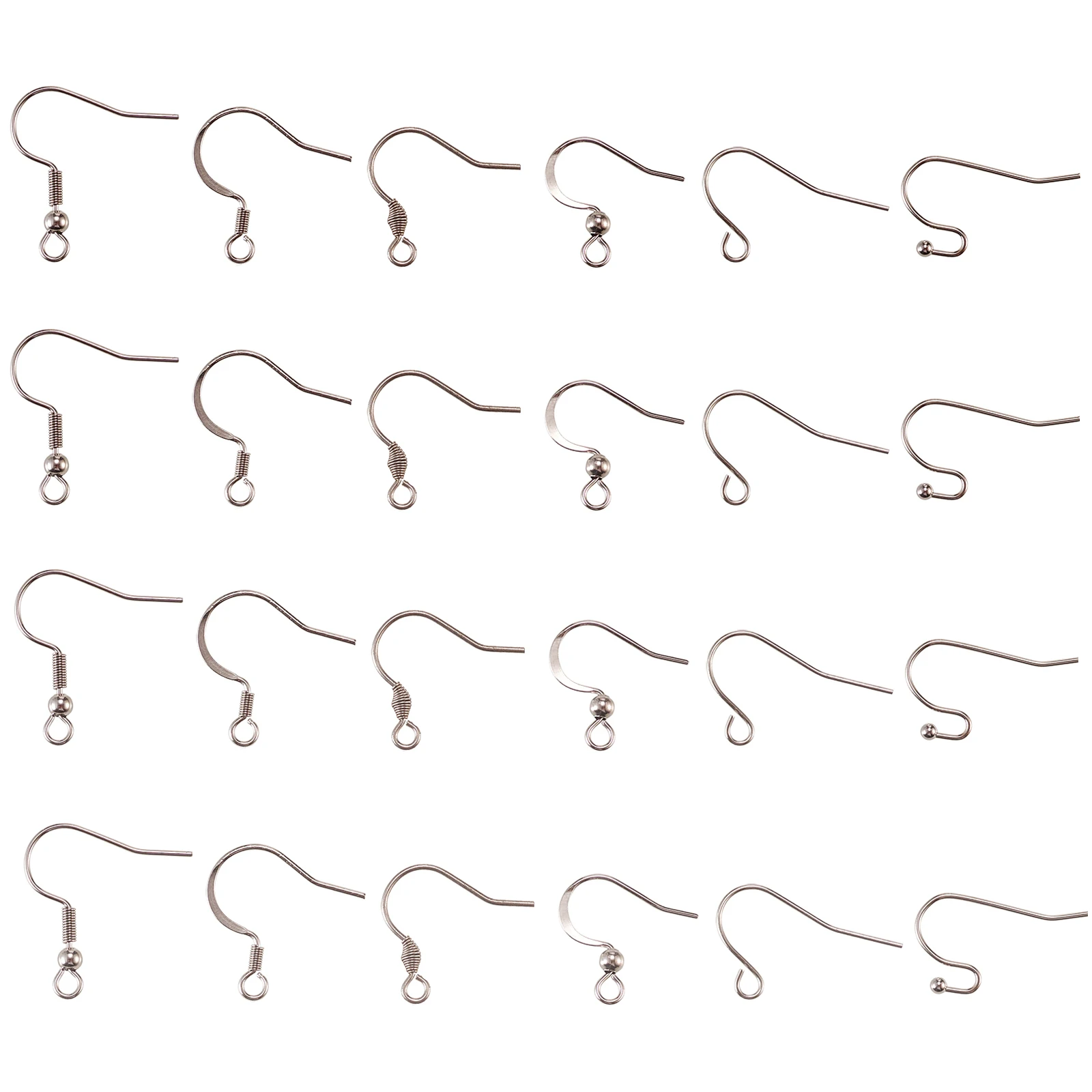 Серьги-Крючки из нержавеющей стали 240 шт.