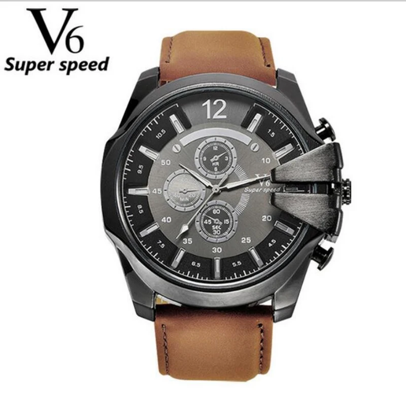 2019 часы мужские модные спортивные кварцевые с кожаным ремешком Топ бренд класса