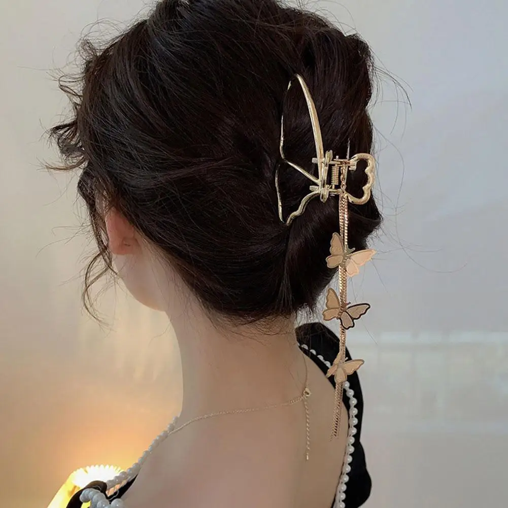 

Металлическая большая заколка для волос с трехмерной задней частью для девушек заколка для волос в виде акулы аксессуары для волос женский ...