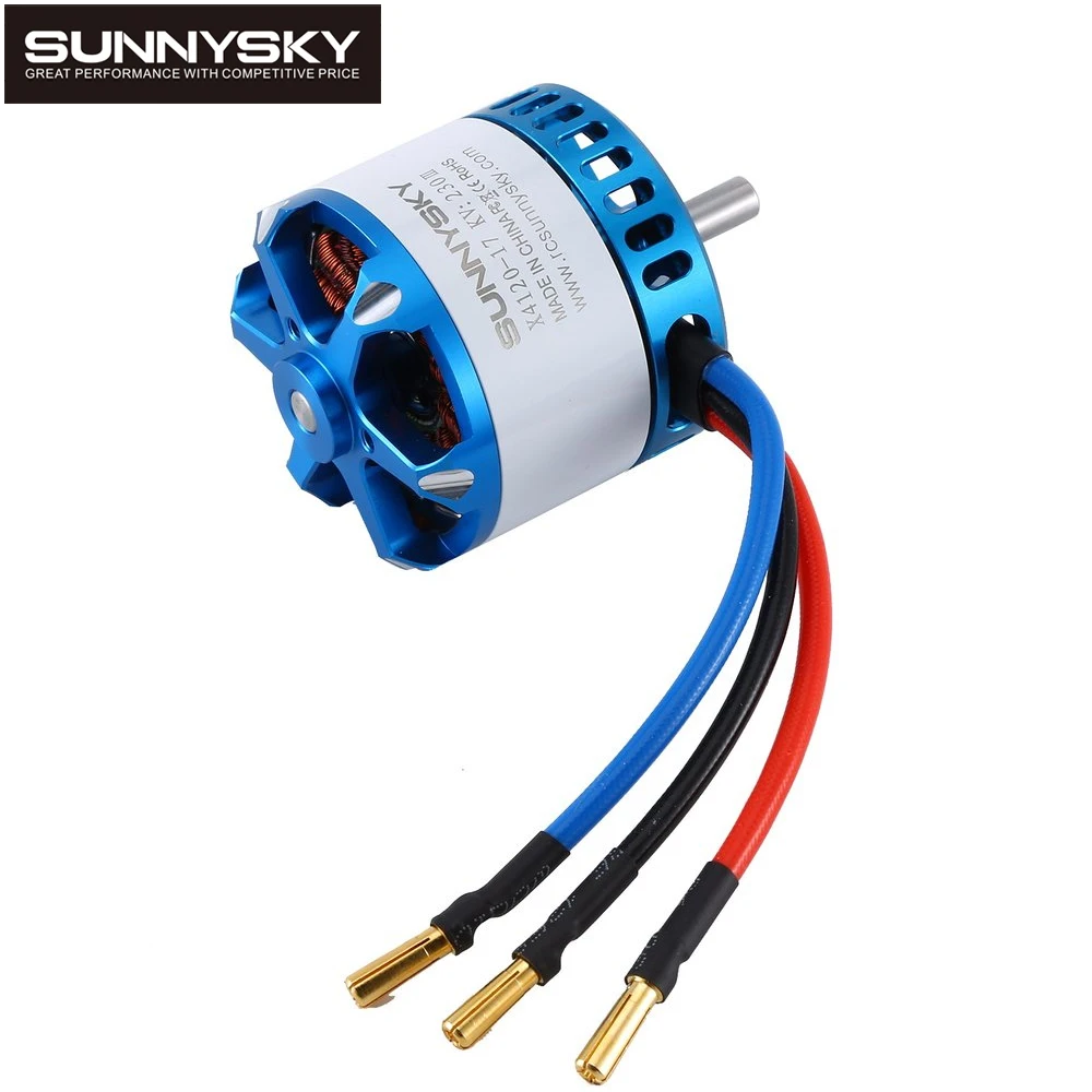 Высокоэффективный бесщеточный двигатель SunnySky X4120III 485кв/550кв для РУ дрона с