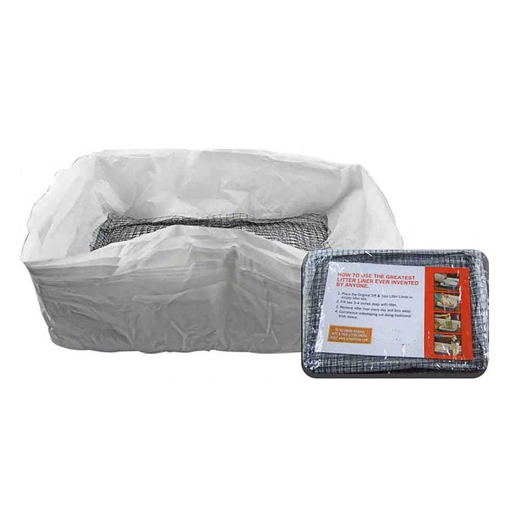 10 шт. экологичный ПЭТ полузакрытый Hands Free гигиенические товары для кошек коврик