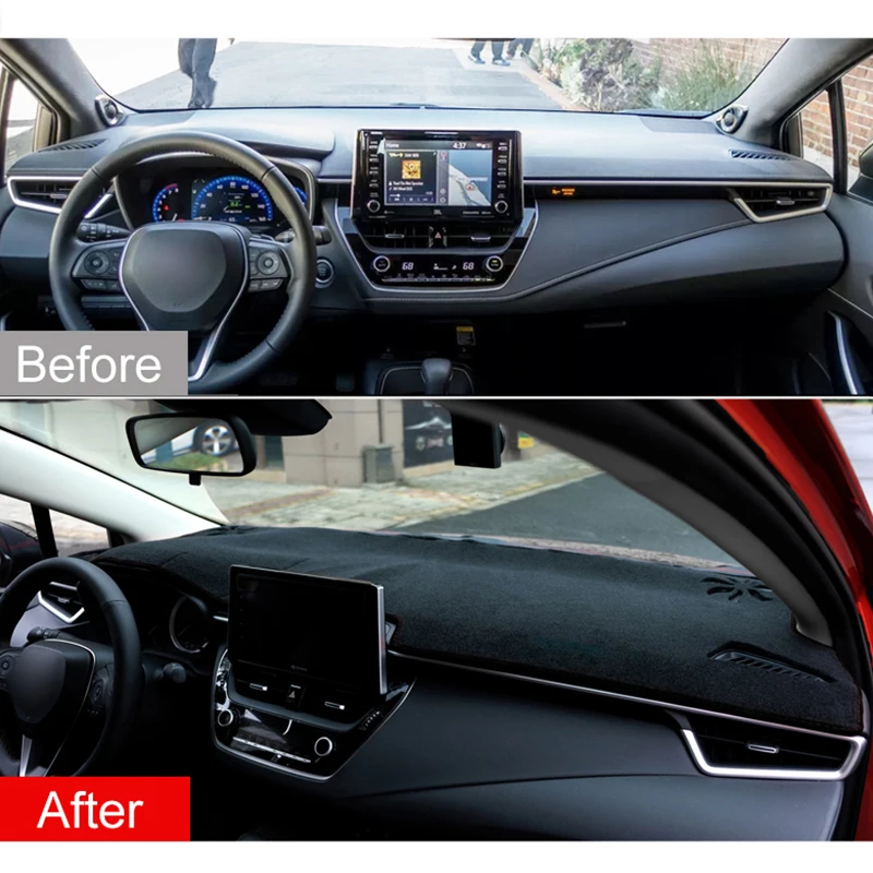 Чехол для приборной панели автомобиля Toyota Corolla E210 12th 2019 2020 2021 2022 2023 - купить по