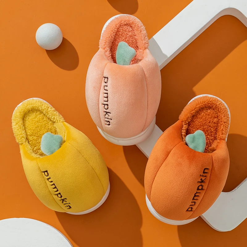 

Тапочки домашние хлопковые пушистые, модная дизайнерская теплая зимняя обувь для детей и студентов