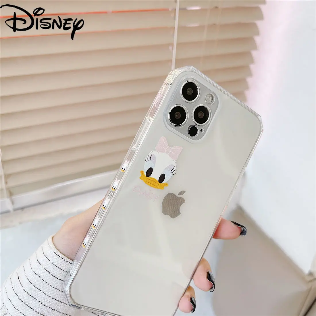 

Disney cute Donald Duck Daisy original phone case for iPhone 7/8P/X/XR/XS/XSMAX/11/12Pro/12min Phone Girls Case Cover