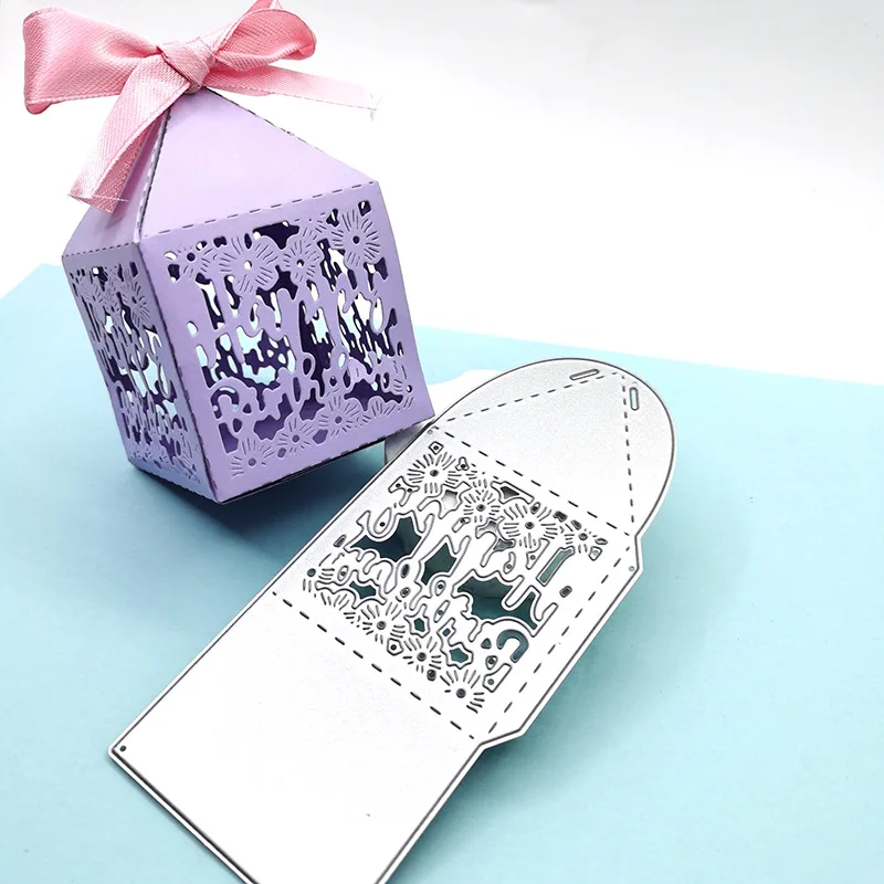 

Letter Flower Bow Box Metal Cut Dies Stencils for Scrapbooking Stamp/Photo Album Decorative Embossing DIY Paper Cards