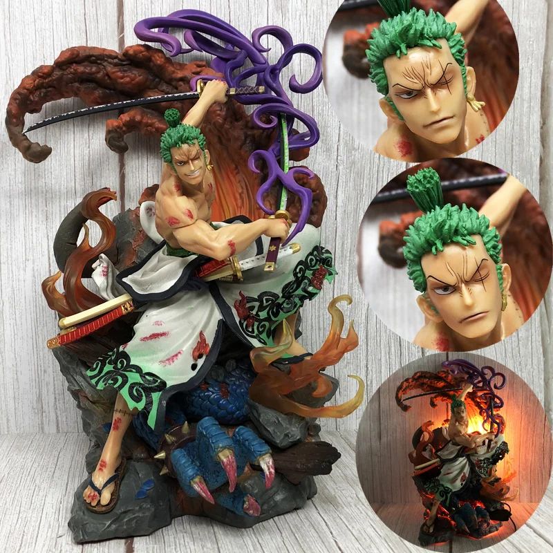 Details about   Anime One Piece GK Roronoa Zoro Old Man Sitting 14cm PVC Figure Statue Model Toy 