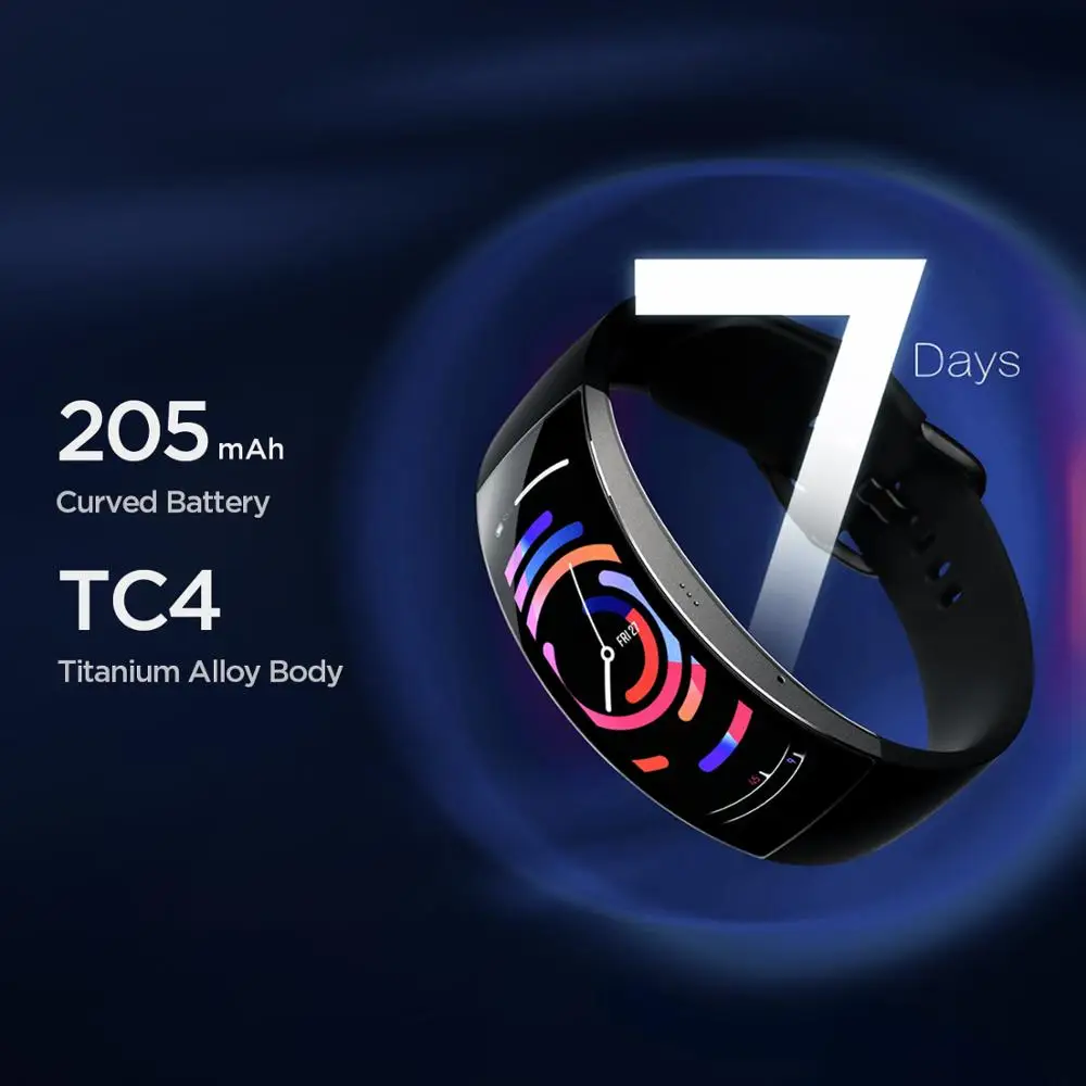 Смарт-часы Amazfit X изогнутый экран титановый корпус мониторинг сна глобальная