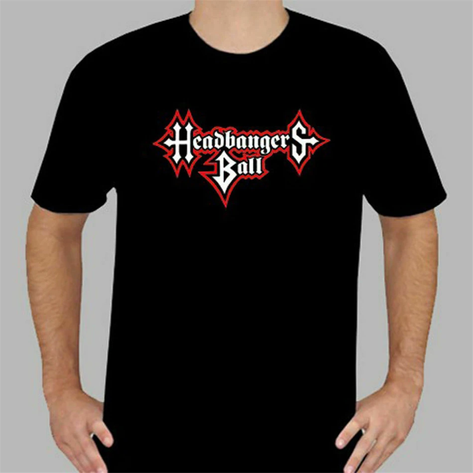 Хедбангерс мяч Логотип ТВ рок Шоу Мужская Футболка размер S- 3Xl Бесплатная