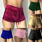 Шорты женские бархатные, модные пикантные облегающие Фланелевые брюки для тренировок, Повседневная Мягкая Спортивная одежда для спортзала и фитнеса, спортивный костюм