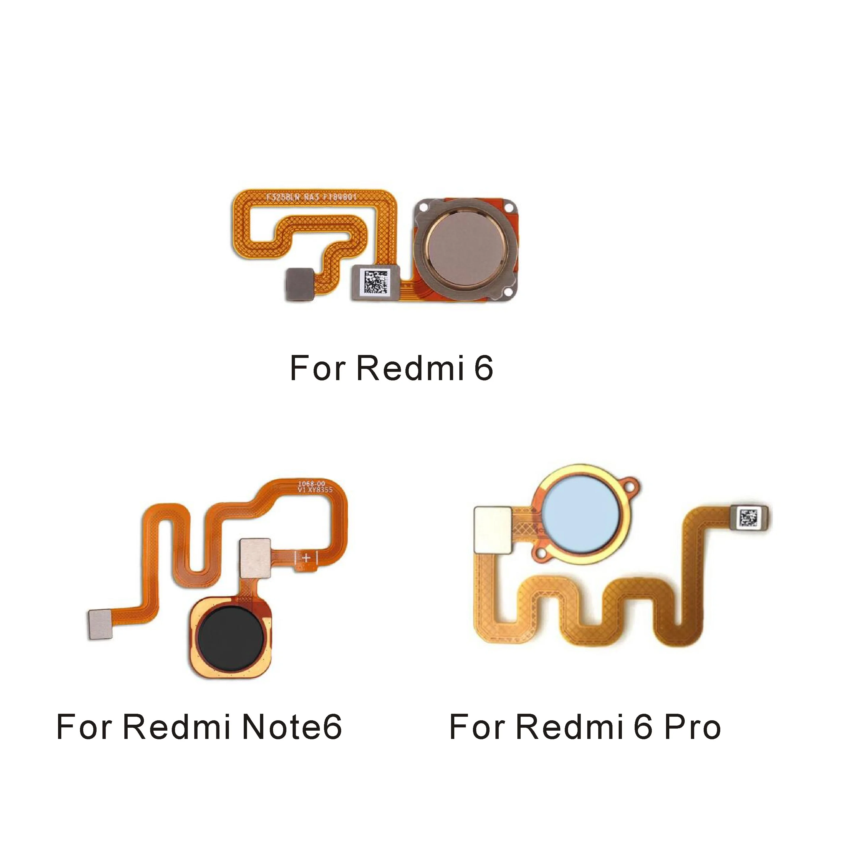 

Touch ID Fingerprint Sensor Scanner Flex Cable For Xiaomi Redmi 6 6 Pro 6Pro Note 6 Note6 Home Return Button Key Replace Parts