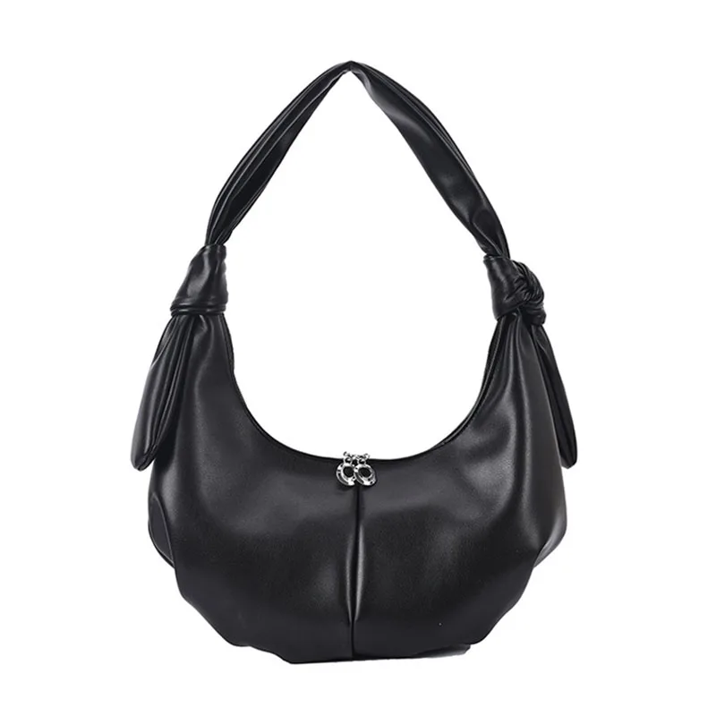 

Moon Fashion Half Design Cloud Shoulder Bags 2021 Luxury Quality Pu Leather Women's Designer Handbag Female Travel Crossbody Bag