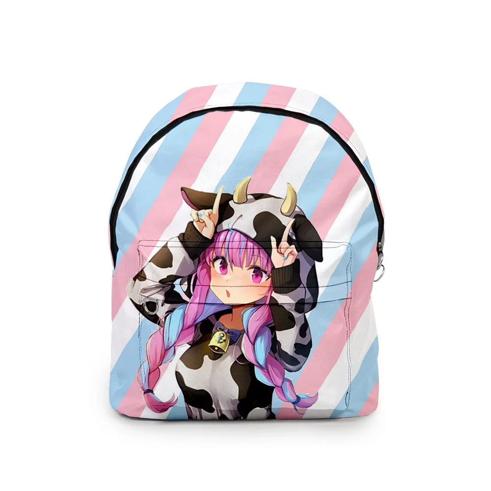 

Aqua Fashionable And Simple College Style Backpack For Men And Women