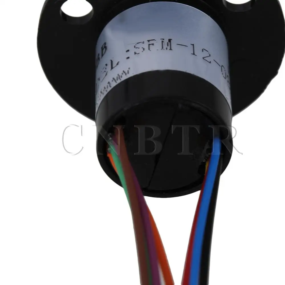 

CNBTR 24MM 250RPM Hat Type 8 Circuits Capsule Slip Ring 2A 240V for Test Equipment