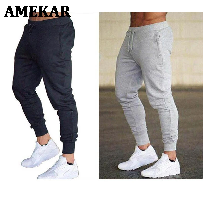 

New Spring Autumn Gyms Men Joggers Sweatpants Men's Joggers Trousers Sporting Clothing The High Quality Bodybuilding Pants