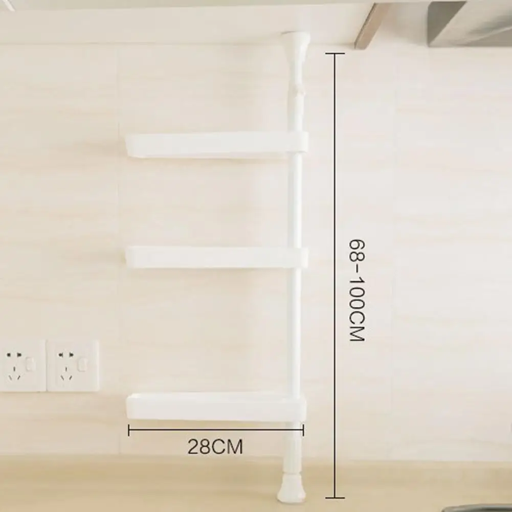 Полка для кухни GloryStar телескопическая вращающаяся стойка хранения приправ