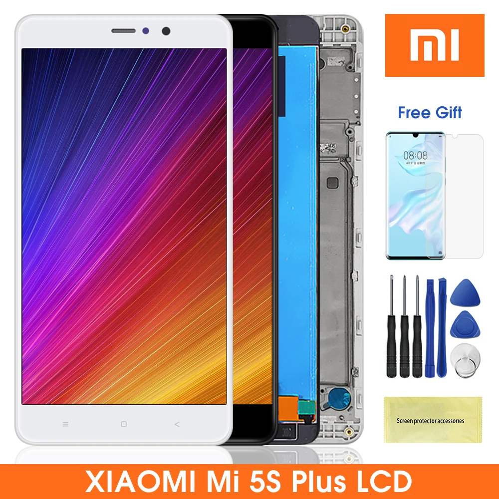 5 7 &quot5S плюс ЖК экран для Xiaomi 5S Plus Mi Mi5S дисплей + сенсорный Сенсорная панель