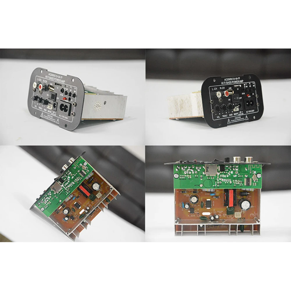 Плата усилителя аудио bluetooth Amplificador USB ЦАП FM радио TF плеер сабвуфер DIY 12/24V для