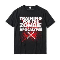 training for the zombie funny zombie harajuku fashionable summer tops tees cotton t shirt for men europe
