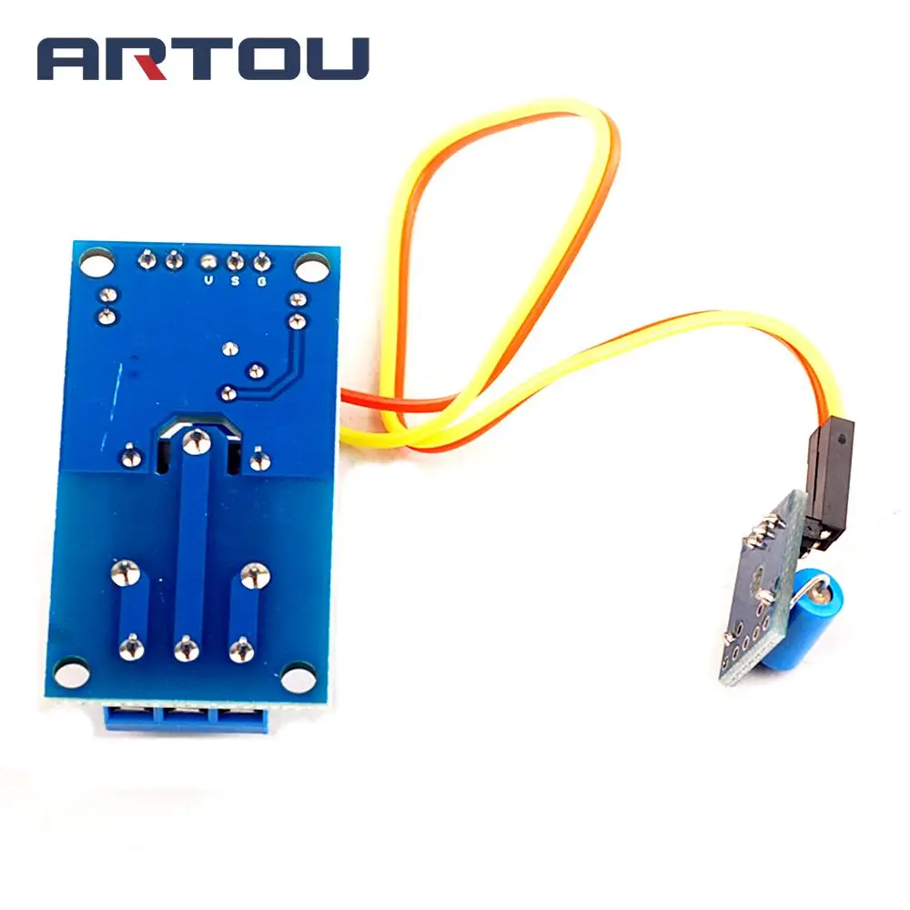 5PCS 1 Channel 5V Relay Module Vibration Sensor Alarm Trigger for Household Appliance Control | Электронные компоненты и