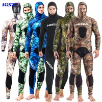 3 5mm neoprene scuba diving suit men underwater hunting surfing front zipper spearfishing suit swimming kayaking equipment
