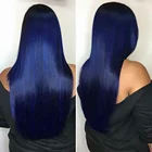 Длинные прямые мягкие волосы темно-синий парик для женщин цветной светлыйжелтыйкрасныйоранжевый кружевной передний парик синтетический искусственный женский косплей