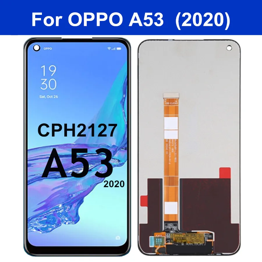 

6.5" For Oppo A53 2020 CPH2127 LCD Display Touch Screen Digitizer Full Assembly for OPPO A53 2020 LCD Display Replacement Parts