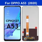 ЖК-дисплей 6,5 дюйма для Oppo A53 2020 CPH2127, сенсорный экран, дигитайзер, полная сборка для OPPO A53 2020, ЖК-дисплей, запасные части