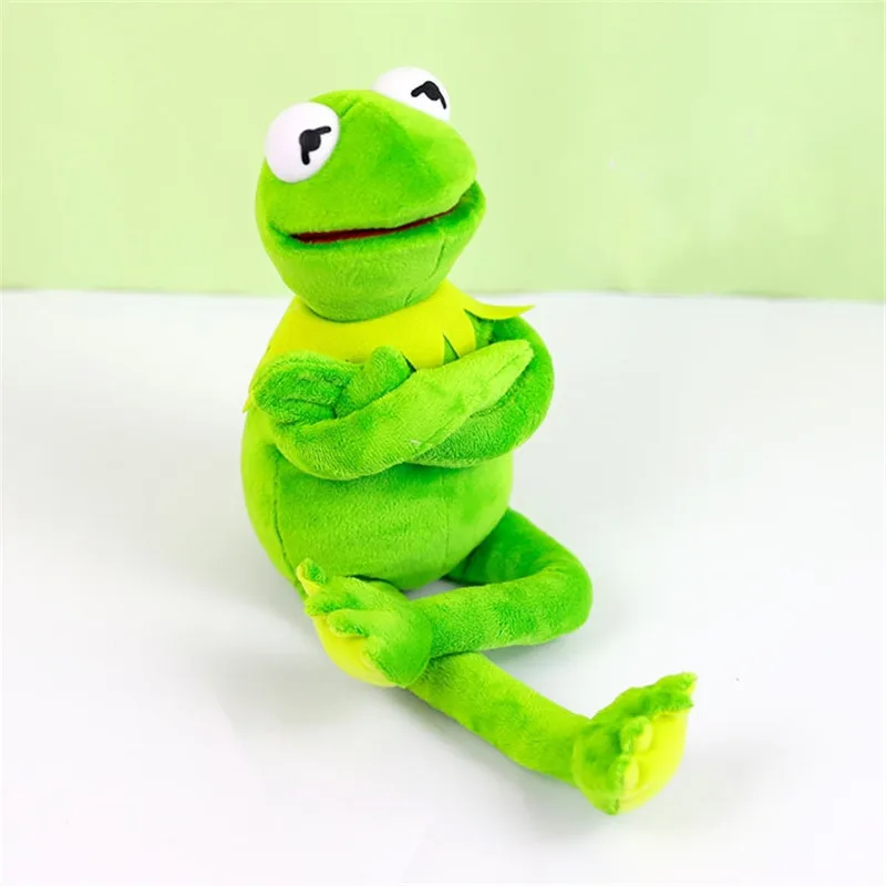 

1 шт. 40 см Kermit Pluche Pop sesamtraat Kikkers, игрушки, поп-тапочки, Zacht gevulds, подарки для детей